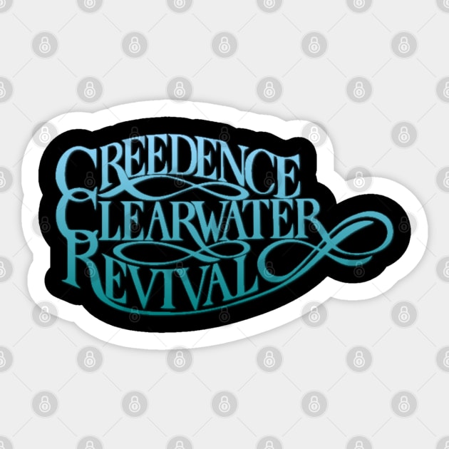 C C R BLUE SEA Sticker by Amanda Visual